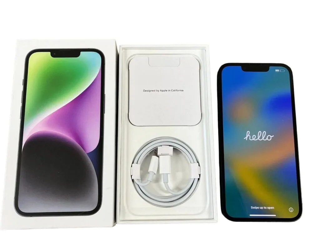 Apple iPhone 14 256GB Factory Unlocked All Networks A2649 In-Box Excellent