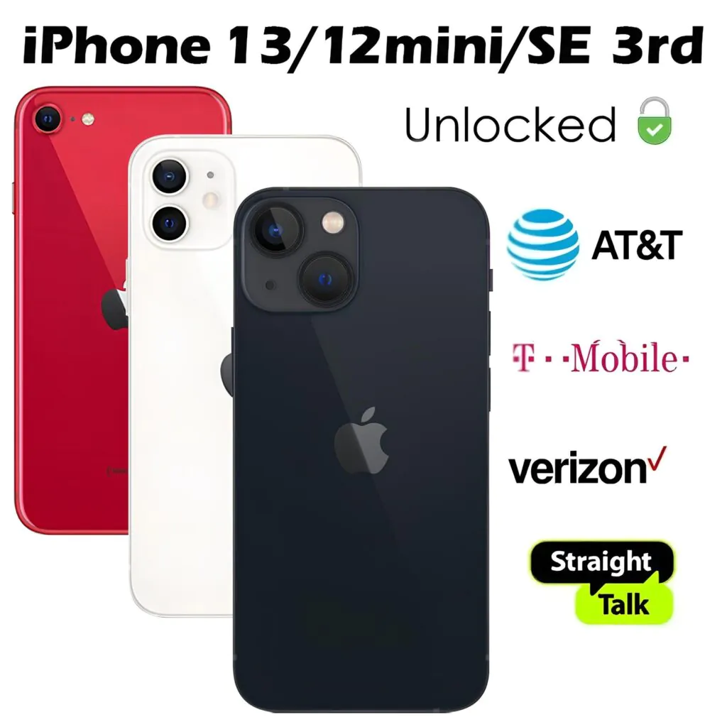 ✨NEW Sealed✨ Apple iphone 13 mini/12 mini/iPhone SE 3rd 128GB Factory Unlocked
