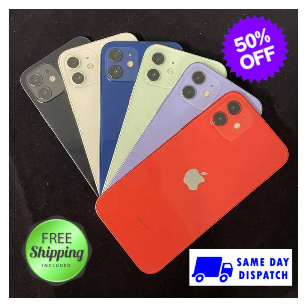 Apple iPhone 12 64GB 5G Unlocked – Excellent Condition, Multiple Colors