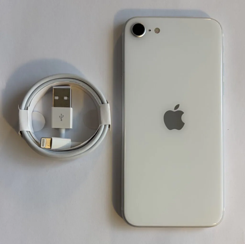 Apple iPhone SE 3 3rd Generation 2022 128GB All White Unlocked A2595 5G Custom
