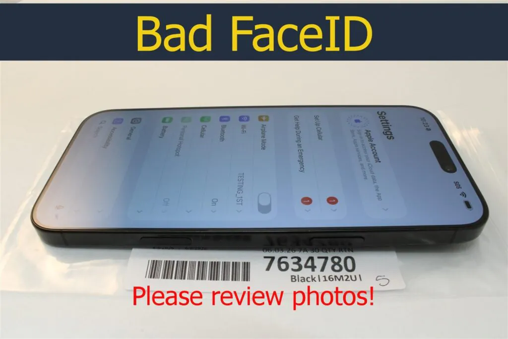 Apple iPhone 16 Pro Max 256GB Black – Unlocked AT&T T-Mobile Verizon 7634780