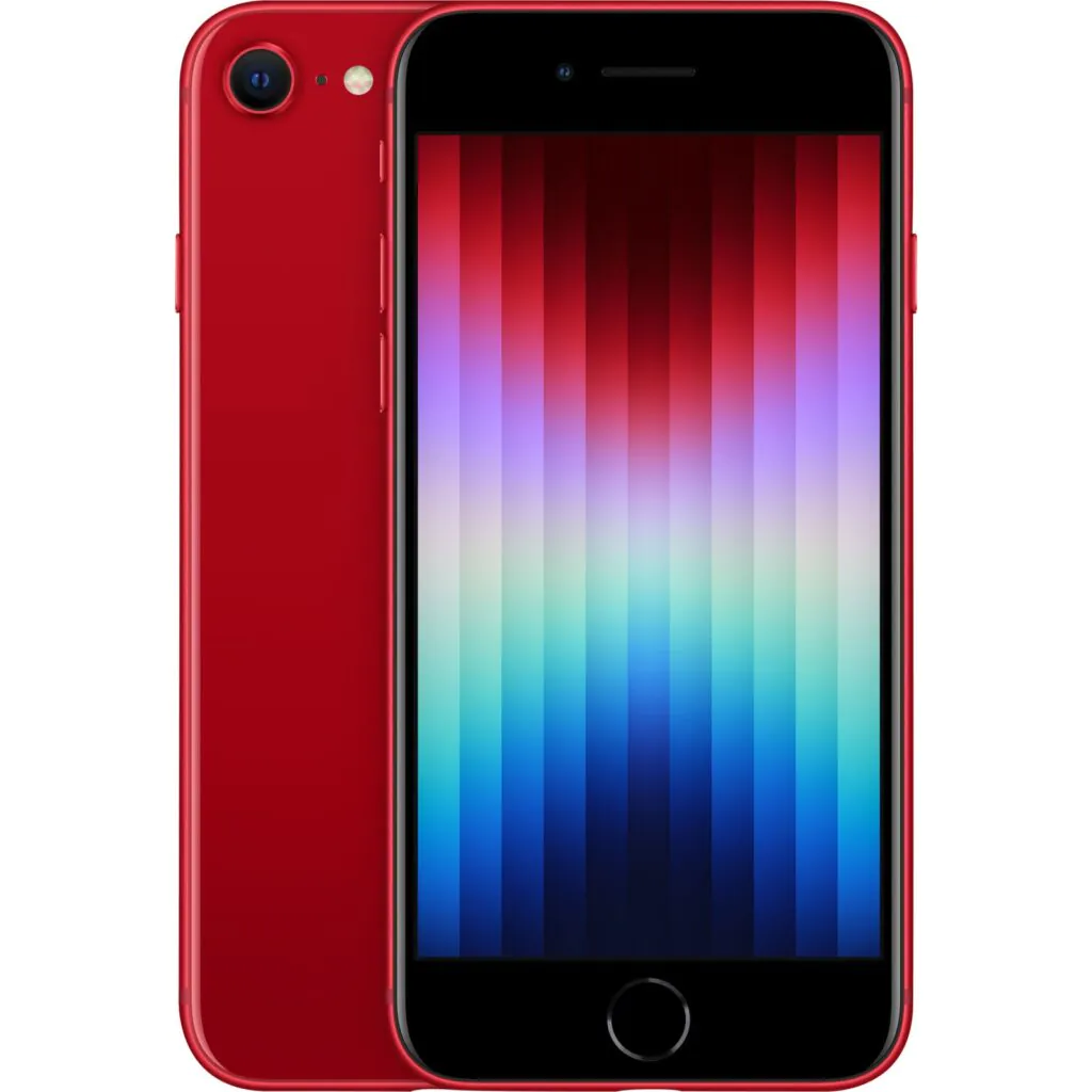 Apple iPhone SE (2022) 128GB Fully Unlocked Smartphone – Red –  Used