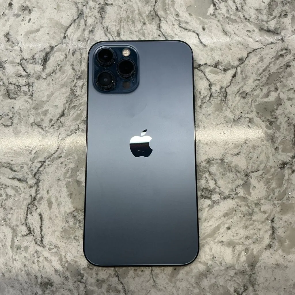 Apple IPhone 12 Pro Max Unlocked 128GB Pacific Blue BH 79%
