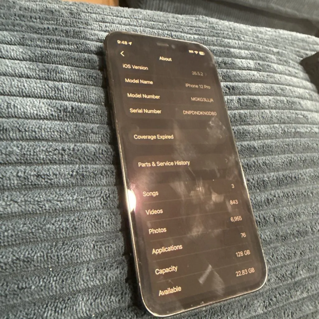 Apple iPhone 12 Pro – 128 GB – Graphite (Unlocked)