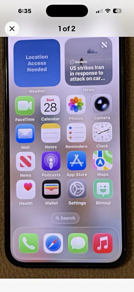 Apple iPhone 12 – 128 GB – Black (Unlocked) iOS 12MP Camera Bar