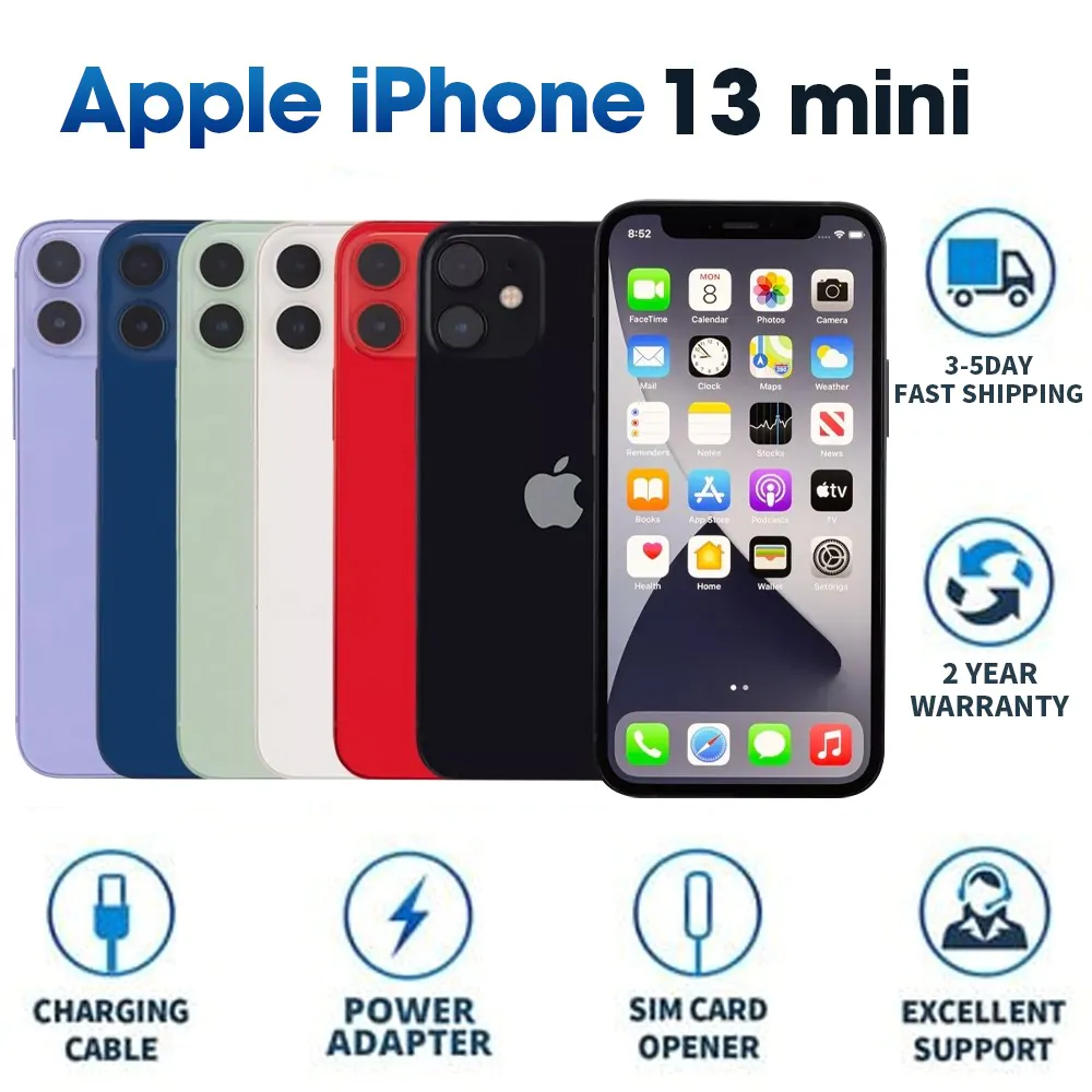 Apple iPhone 13 Mini 5G 128GB 256GB Unlocked A2481 Smartphone ✨New Sealed ✨