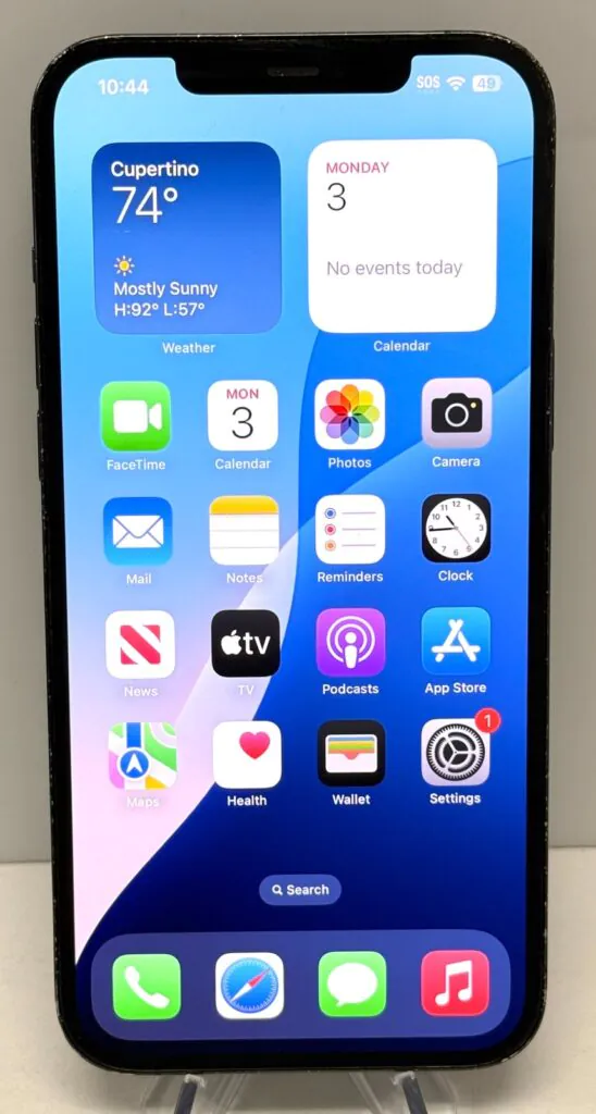 Apple iPhone 12 Pro Max 128GB (MG9T3LL) Pacific Blue UNLOCKED Smartphone READ