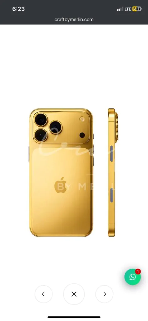 Apple iPhone 17 Pro Max 2T Unlocked Full Gold Edition SIM+eSIM