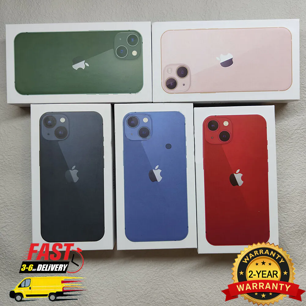 New in Sealed Box Apple iPhone 13 Mini 5G 128GB-512GB FULLY UNLOCKED 2 Years WTY