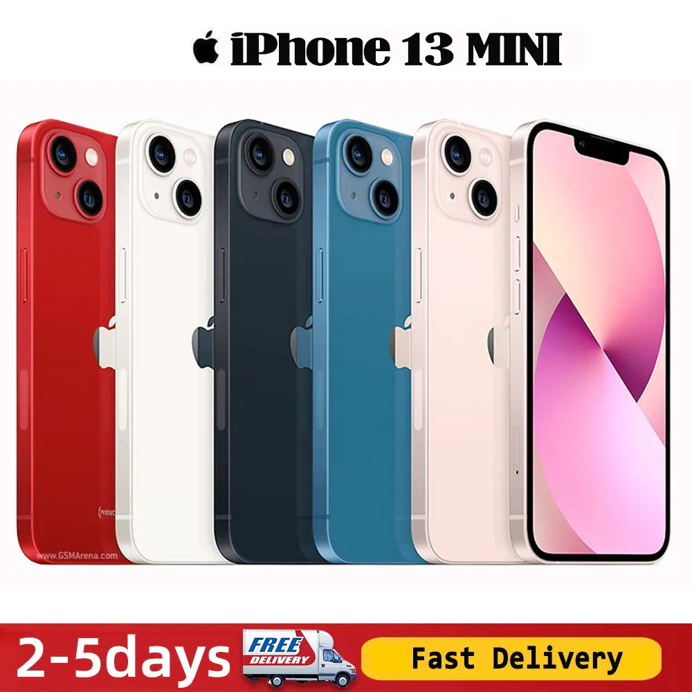 New Apple iPhone 13 MINI 128/256/512GB A2481 Factory Unlocked Smartphone US SHIP