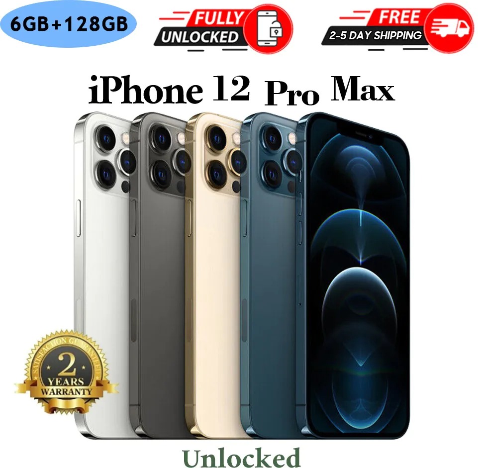 New Sealed Apple iPhone 12 PRO MAX A2342 128/256/512GB Unlocked  ALL CDMA & GSM