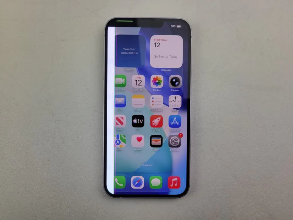 Apple iPhone 14 Plus (A2632) 128GB – Purple (Unlocked) – *DAMAGED* – Clean IMEI