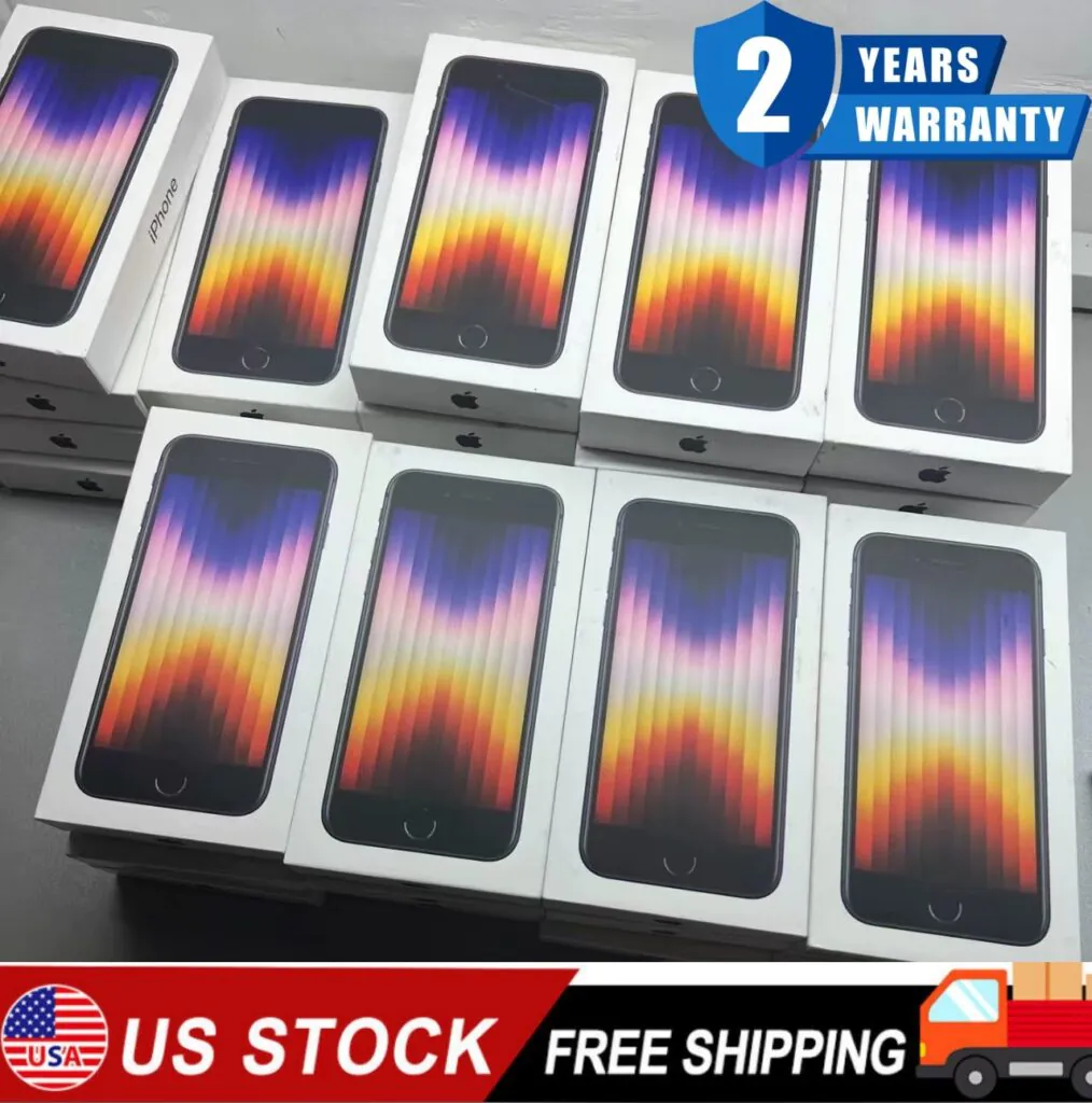 NEW Sealed Apple iPhone SE 3rd 5G 2022 64-128-256GB Factory UNLOCKED ALL Colors