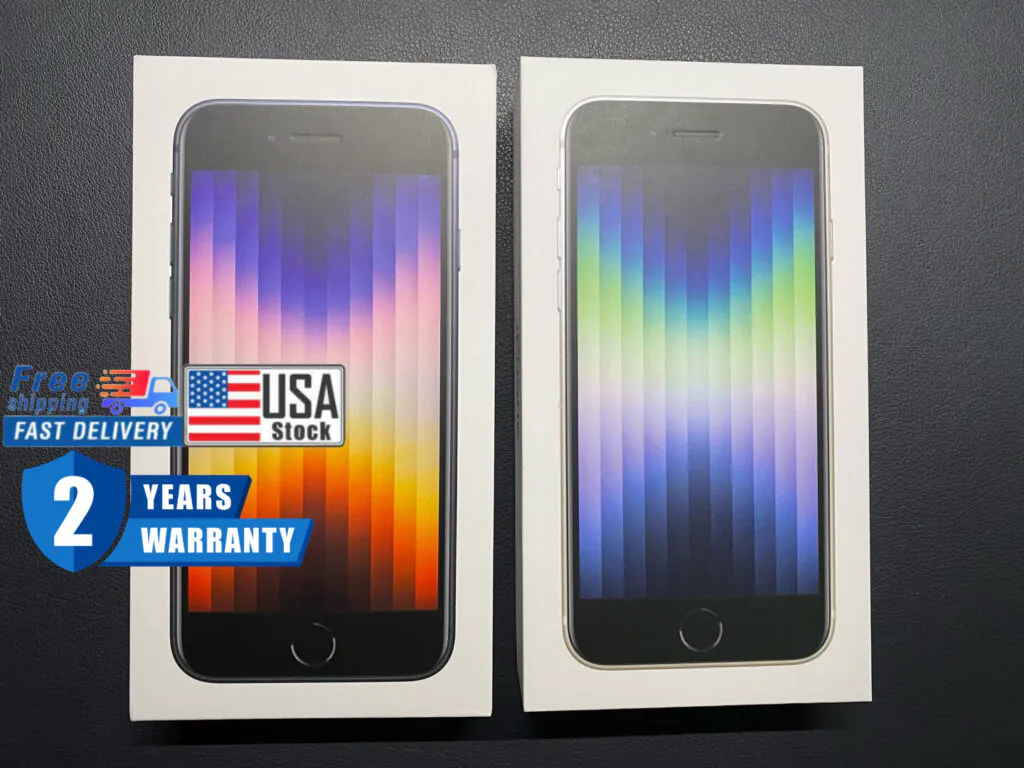Apple Iphone SE 2022 5G 3rd Gen 64GB 128GB Factory Unlocked ALL CARRIER GSM CDMA