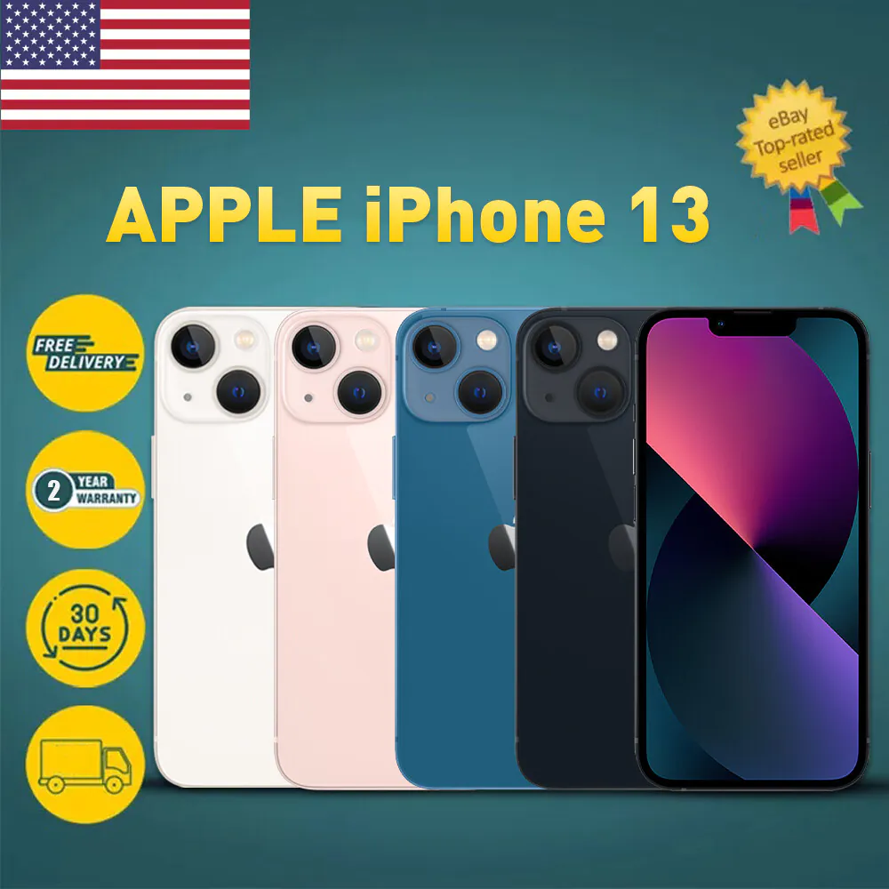 NEW SEALED✤Apple iPhone 13 128/256/512GB(FULLY UNLOCKED)ALL COLORS GSM+CDMA US