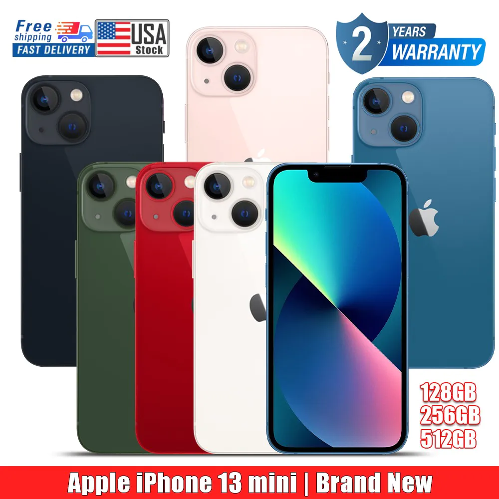 New Sealed Box Apple iPhone 13 MINI 128/256GB Factory Unlocked All COLOR 2Yr Wty