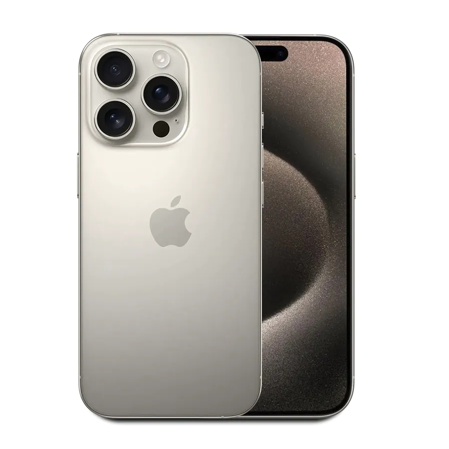 Apple iPhone 15 Pro 90%+ 128GB Unlocked 6.7″ (Natural Titanium) A2849 w/Warranty