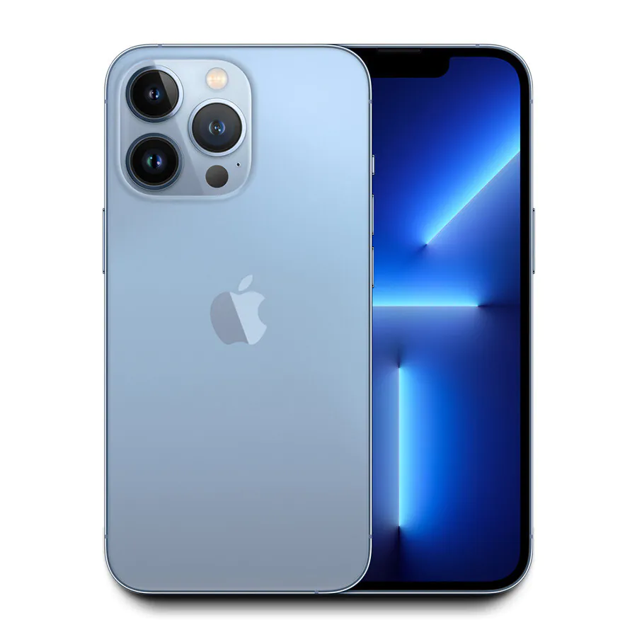 Apple iPhone 13 Pro Max 6.7″ Unlocked 128GB (Sierra Blue) – A2484 w/Warranty