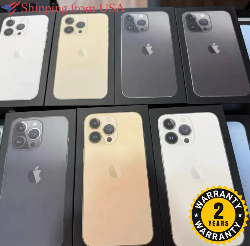 New IN Sealed Apple iPhone 13 PRO MAX 256/512G 1TB USA STOCK Unlocked Smartphone