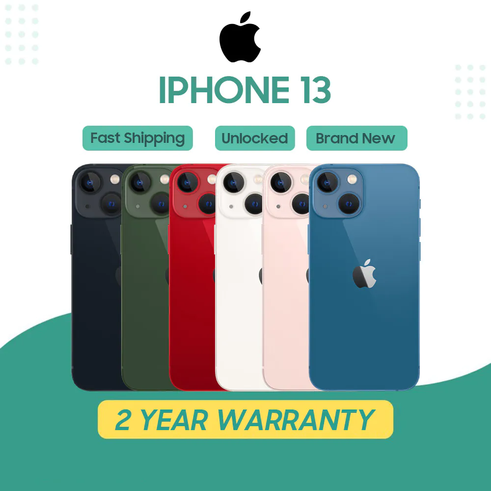 New Apple iPhone 13 A2482 128GB 256GB US Factory Unlocked All Carriers All Color