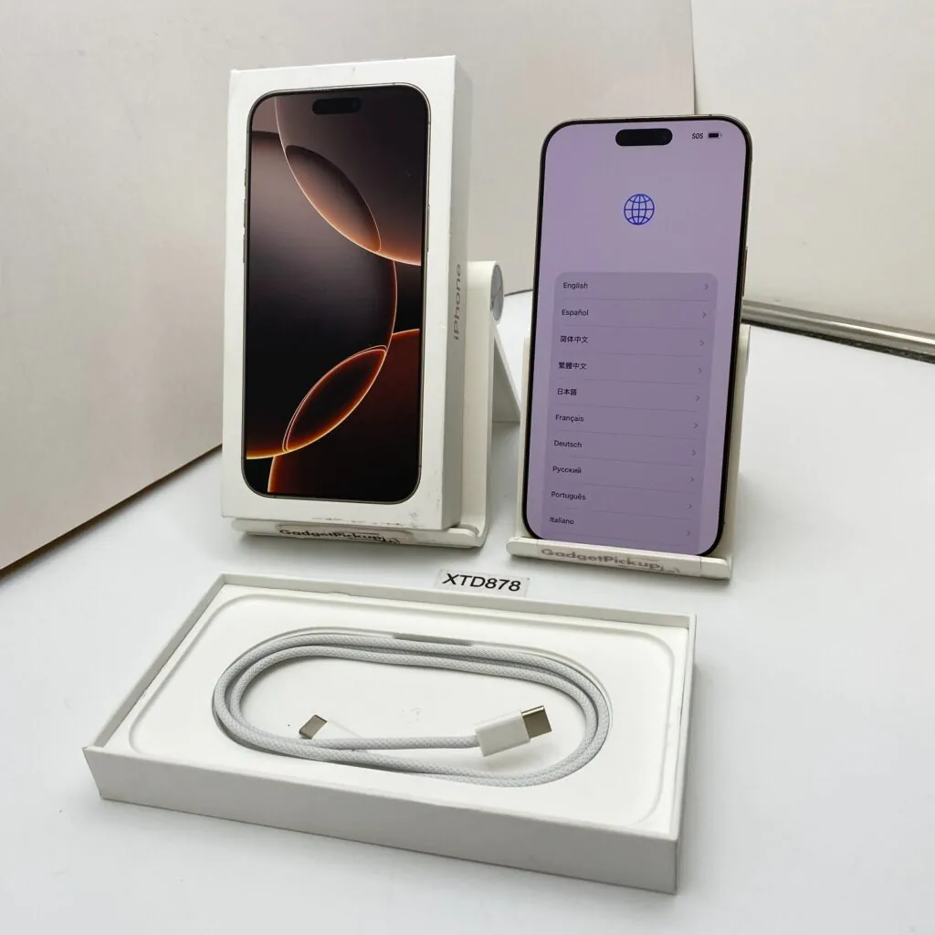 Apple iPhone 16 Pro Max – 256GB – Desert Titanium (Unlocked) -Open Box