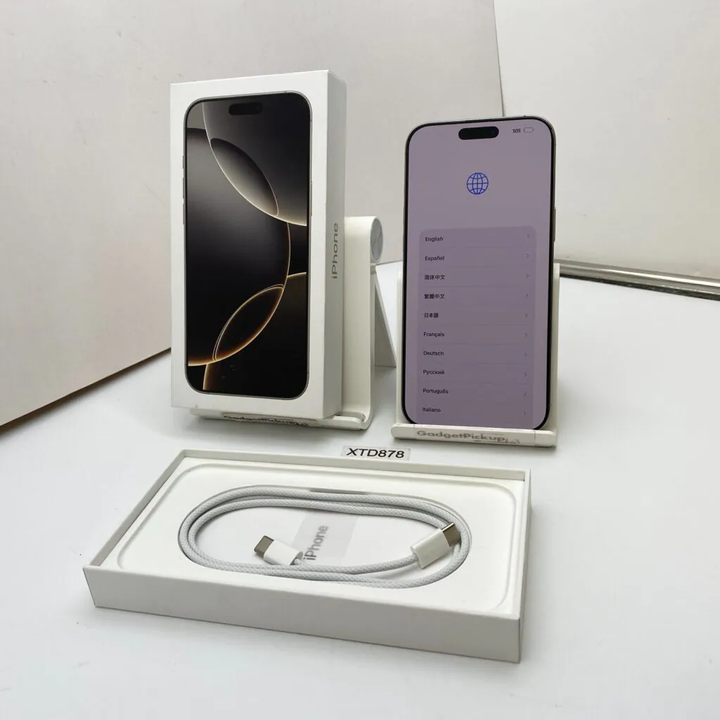 Apple iPhone 16 Pro Max – 256GB – Natural Titanium (Unlocked) – Open Box