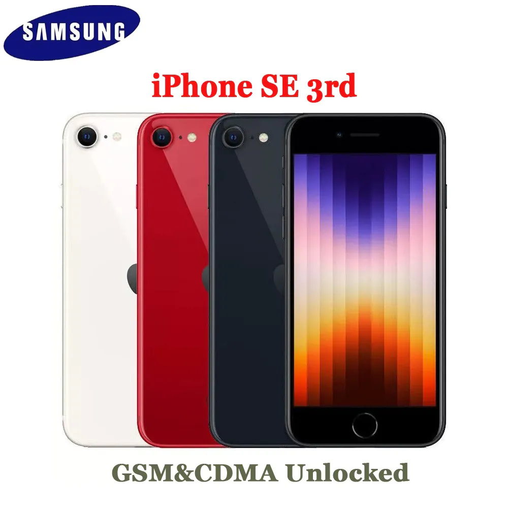 NEW SEALED* Apple iPhone SE 3rd Gen (2022) 5G Unlocked GSM+CDMA 256GB Smartphone