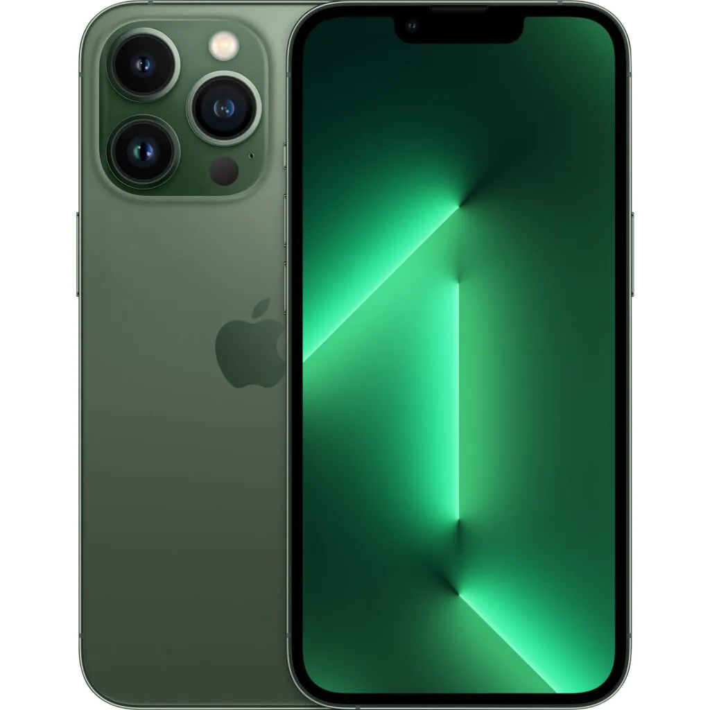 Apple iPhone 13 Pro Max 5G 128GB GSM/CDMA Fully Unlocked – Alpine Green – Good