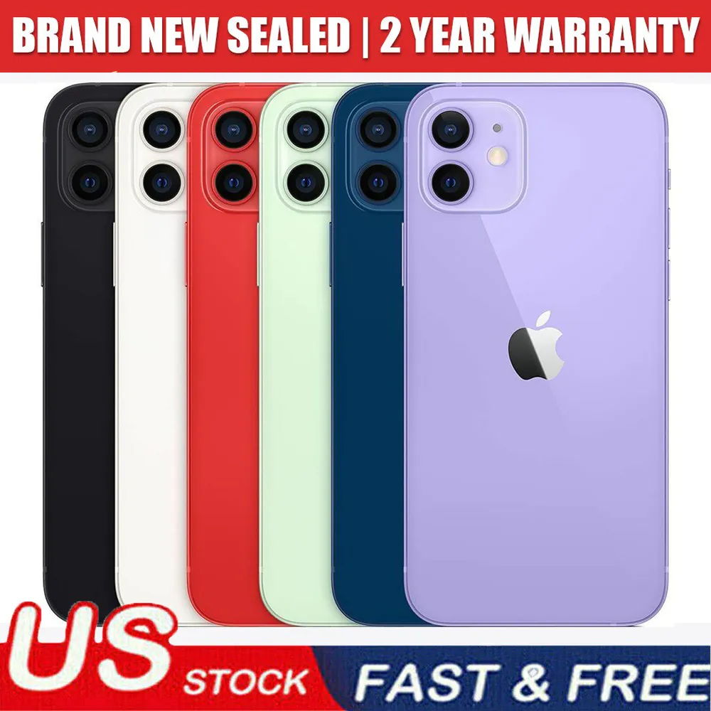 Factory New Sealed Box Apple iPhone 12 MINI 64/128/256GB USA Unlocked Smartphone