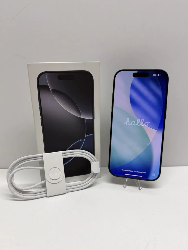 Apple iPhone 16 Pro 256GB Black Titanium Unlocked Open Box Never Used Complete