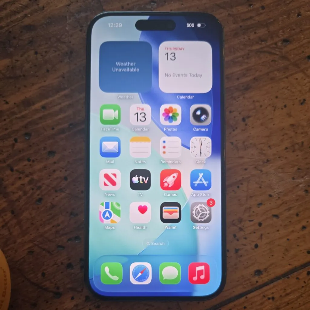 AT&T locked Apple iPhone 15 128gb  good condition  see photos- description.