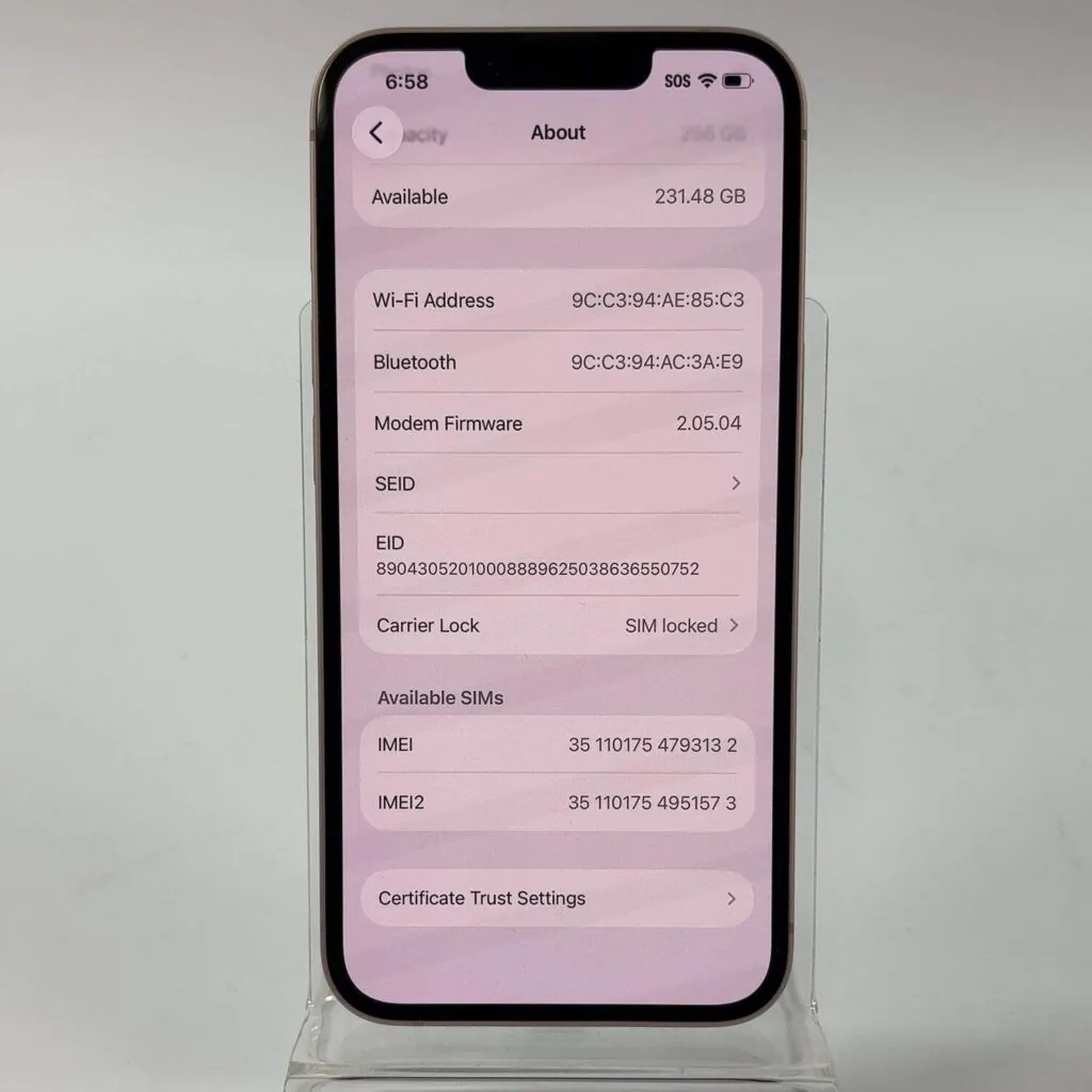 Factory Unlocked Apple iPhone 17e 256GB Soft Pink MHRQ4LL/A