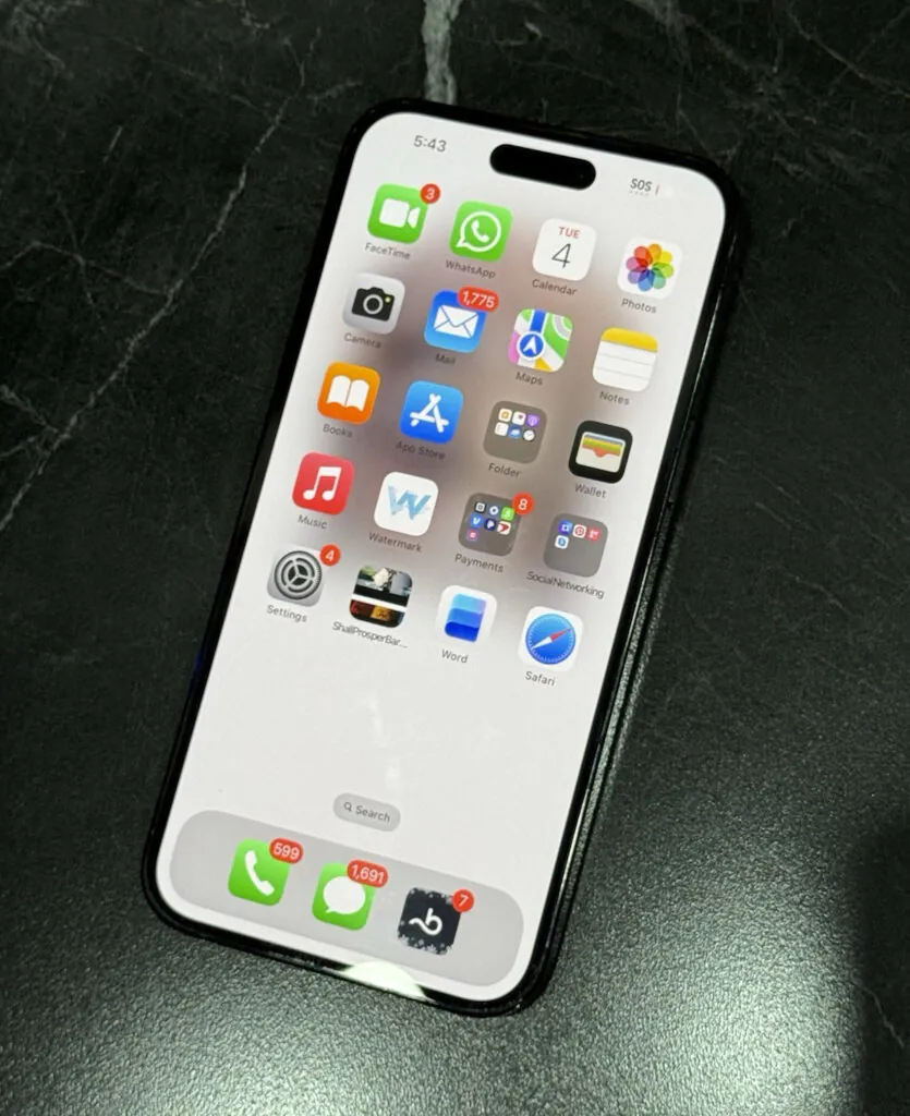 Apple iPhone 14 Pro Max 128GB Gray 6.7in 48MP iOS T-Mobile MQ8N3LL/A