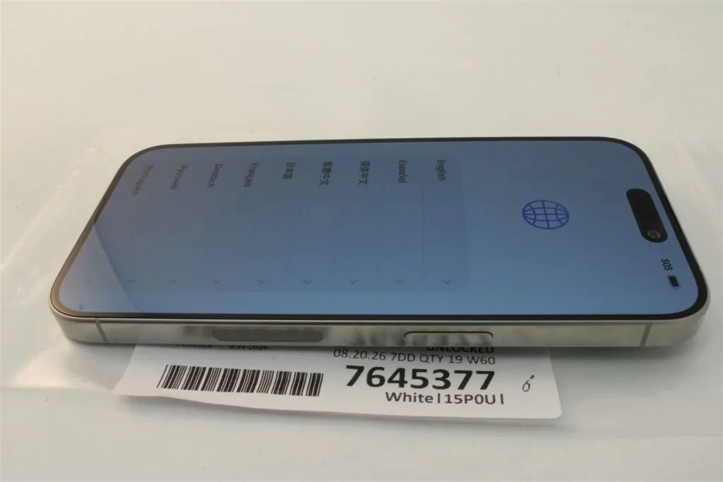 Apple iPhone 15 Pro 1TB White – Unlocked AT&T T-Mobile Verizon 7645377