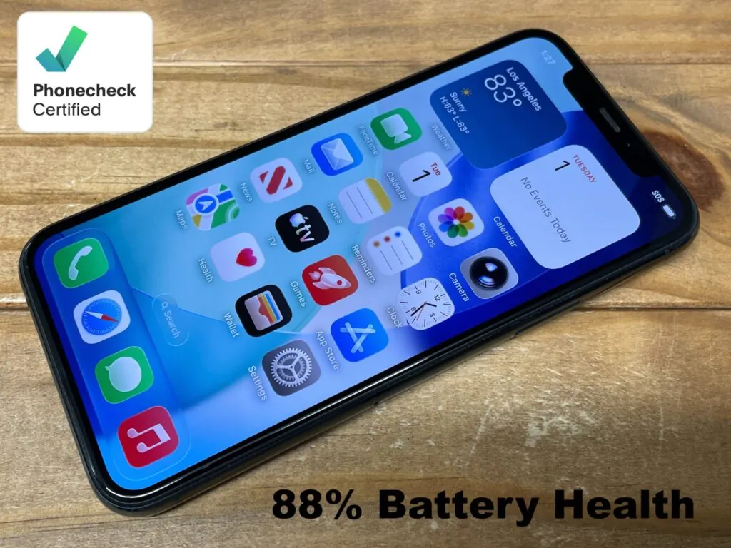 Apple iPhone 11 Pro – 64 GB – Green (Factory Unlocked) A2160 – Works – 88% Bat.