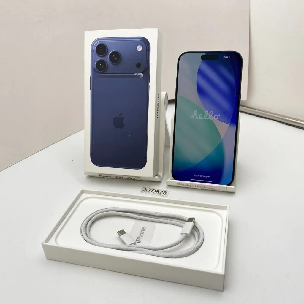 Apple iPhone 17 Pro Max – 256GB – Deep Blue (Unlocked) – Open Box