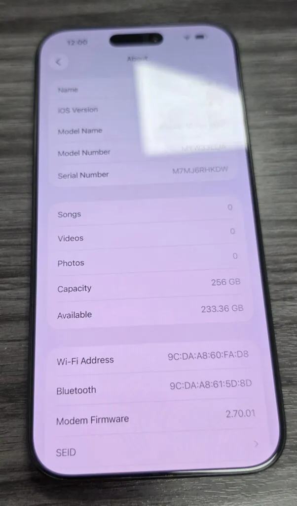 Apple iPhone 16 Pro Max – 256 GB – Black Titanium (T-Mobile)