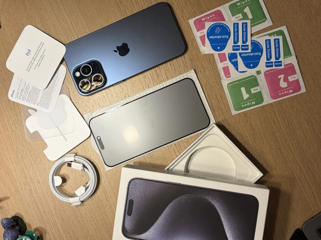 Apple iPhone 15 Pro Max Blue Titanium, 256GB, Unlocked  with original box
