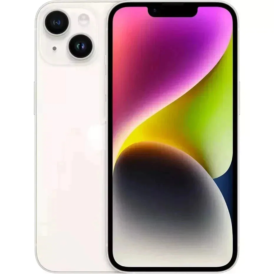 Apple iPhone 14 128 GB Starlight (Unlocked) 92% Batt, NEW OTHER SEALED OPEN BOX