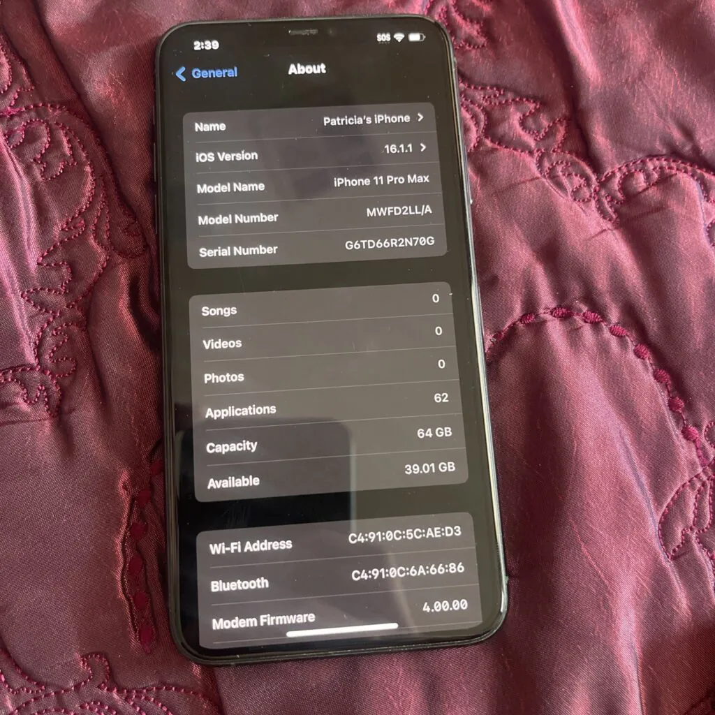 iPhone 11 Pro Max 64GB