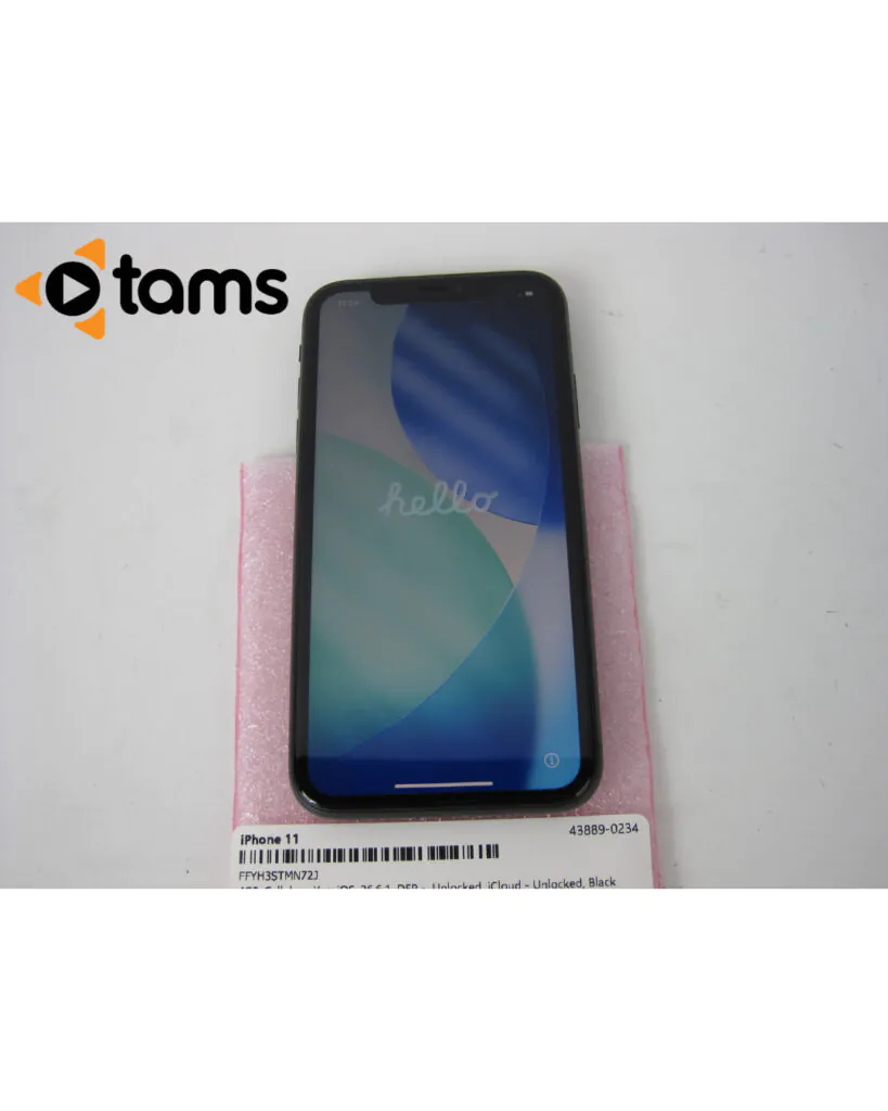 Apple iPhone 11 2019 A2111 4GB Cellular Unlocked 64GB 26.6.1 Black