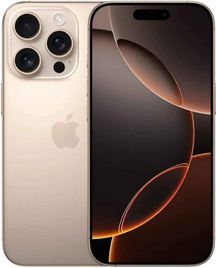 Apple iPhone 16 Pro – A3083 – 1TB Desert Titanium – Unlocked *A-Grade – 76% Batt