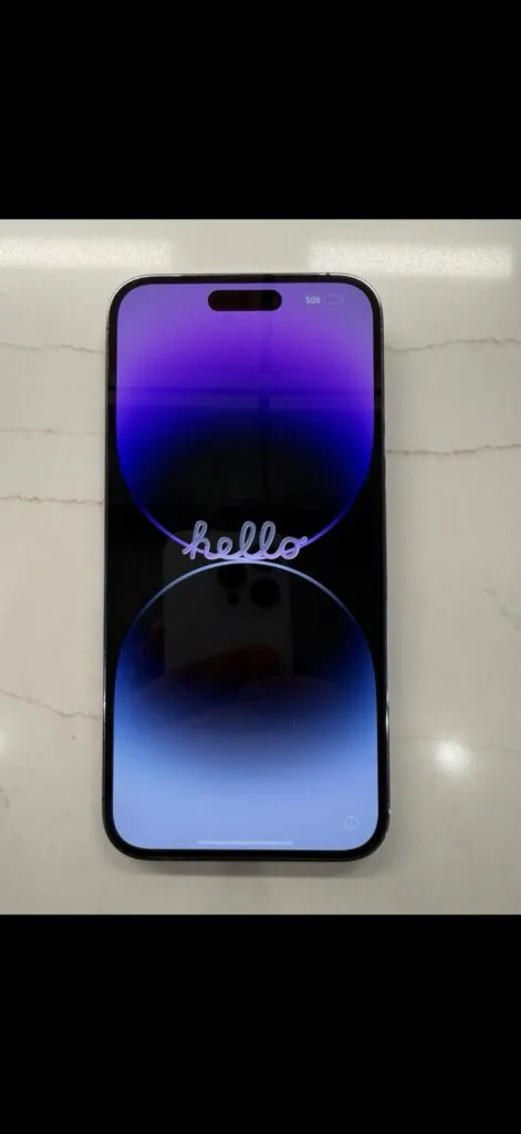 iphone 14 pro max 256gb unlocked (NEW SCREEN)