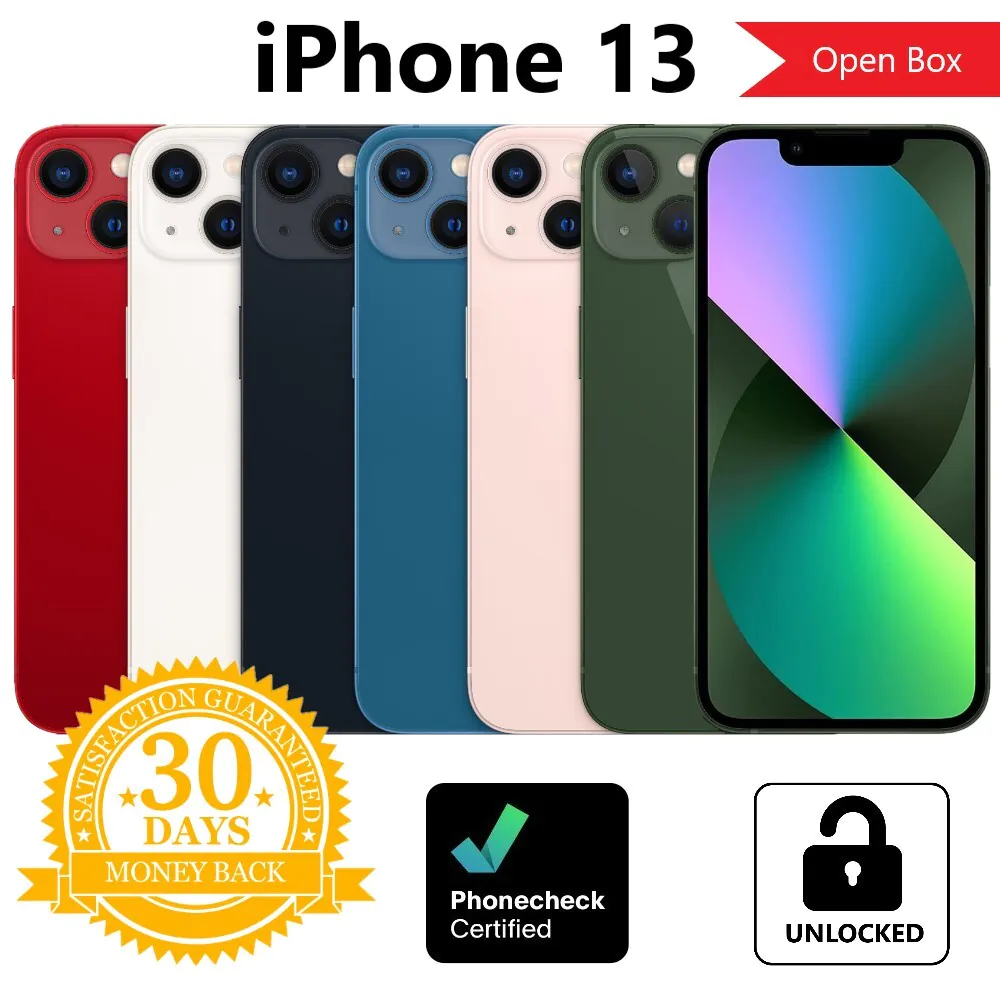Apple iPhone 13 – 128GB | 256GB – (Unlocked) AT&T Verizon T-Mobile Metro Cricket