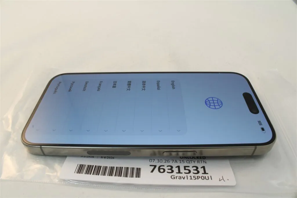 Apple iPhone 15 Pro 1TB Gray – Unlocked AT&T T-Mobile Verizon 7631531