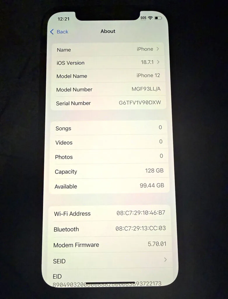 Apple iPhone 12 Unlocked 128GB