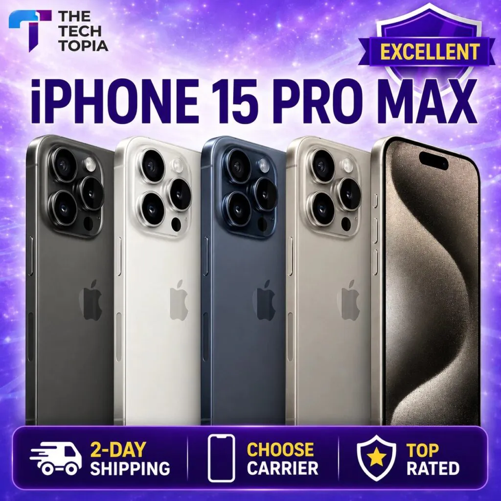 New Sealed Apple iPhone 15 Pro Max 512GB 256GB Factory Unlocked All Carrier US