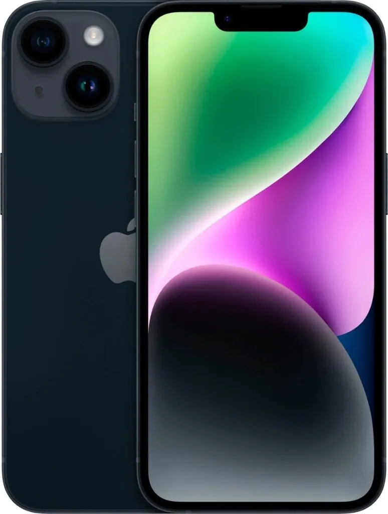 Apple iPhone 14 – 128GB – Black – Fully Unlocked 5G E-Sim – Visible Scratches