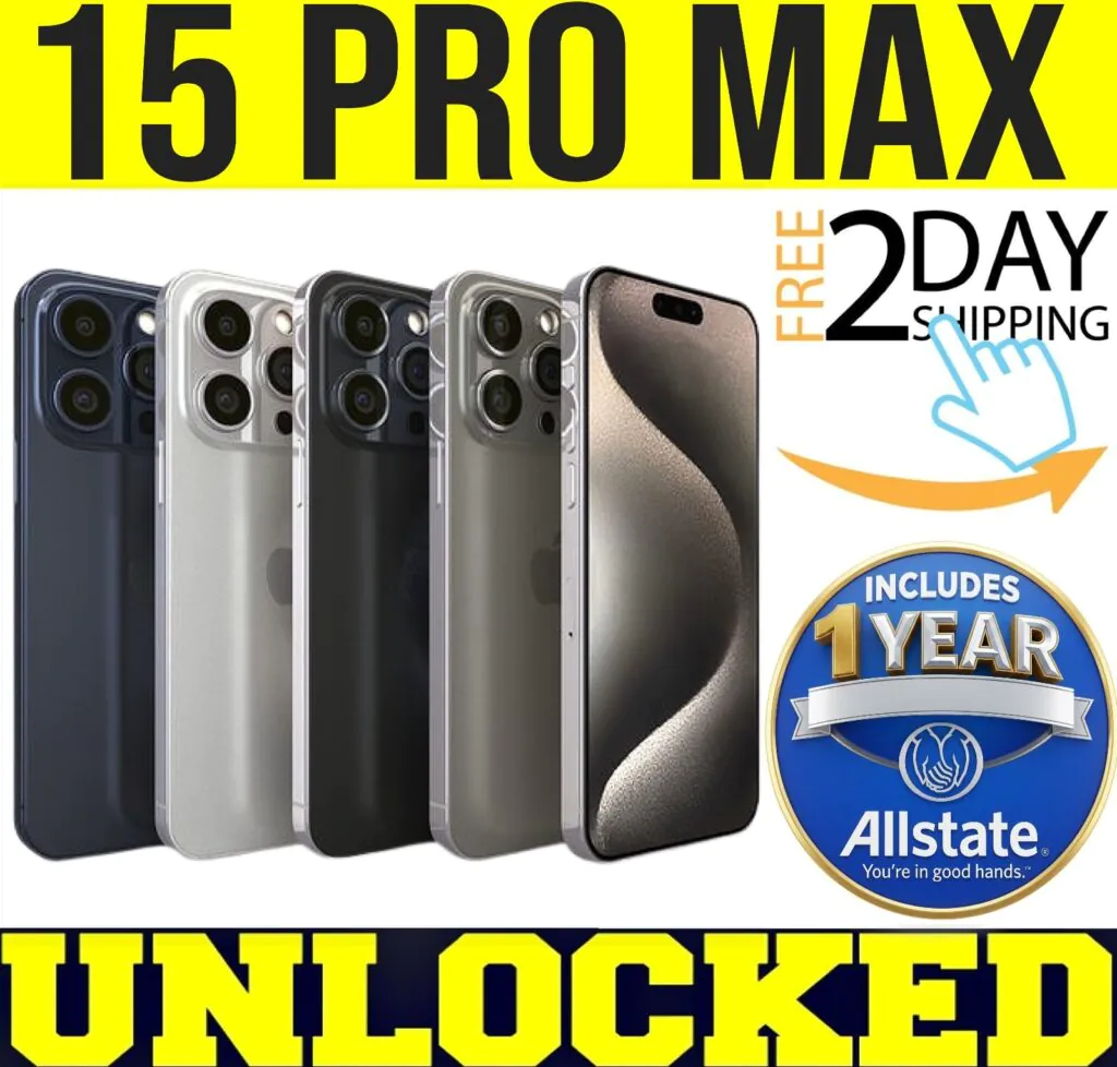 APPLE IPHONE 15 PRO MAX 256GB 512GB 1TB (FACTORY UNLOCKED) ✅ WARRANTY ✅❖O/B❖