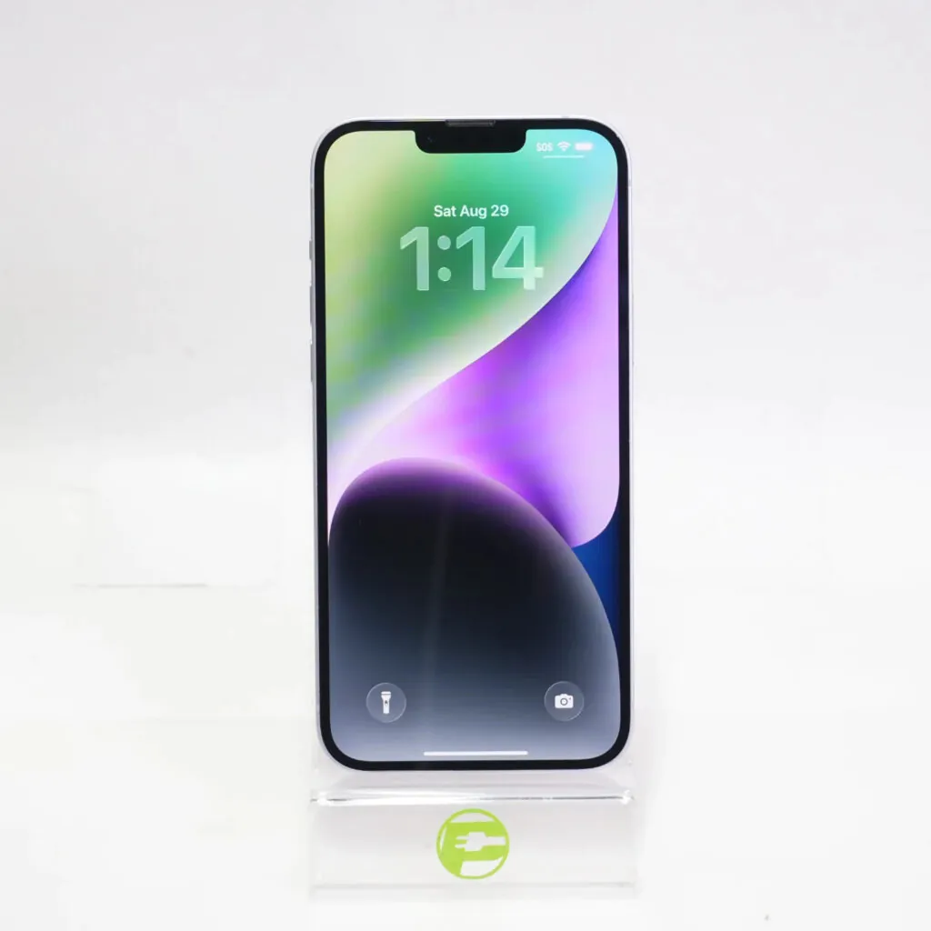Unlocked Apple iPhone 14 Plus 128GB 26.6.1 Purple MQ3U3LL/A